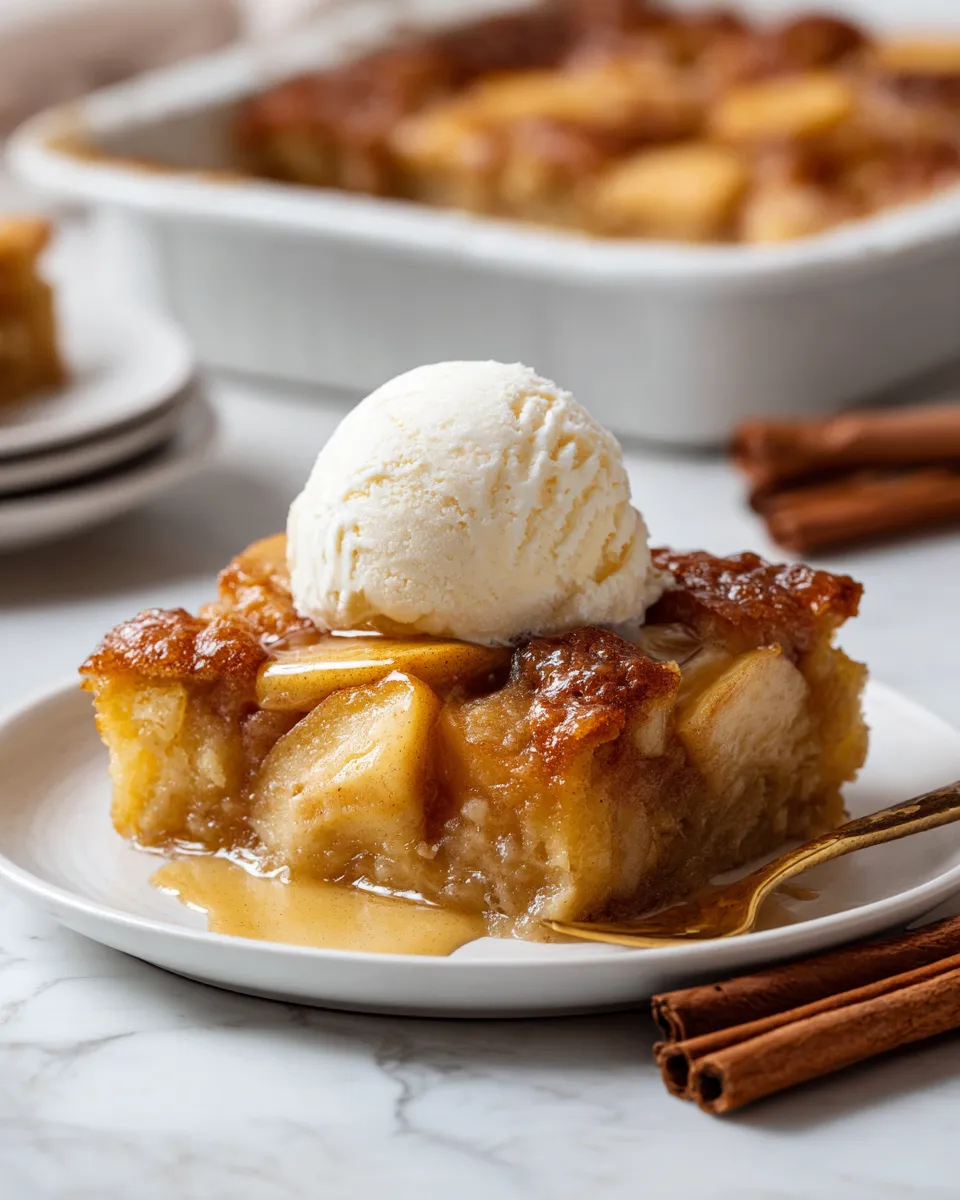Delicious Apple Dump Cake made with apple pie filling and cake mix, perfect for fall desserts and family gatherings.