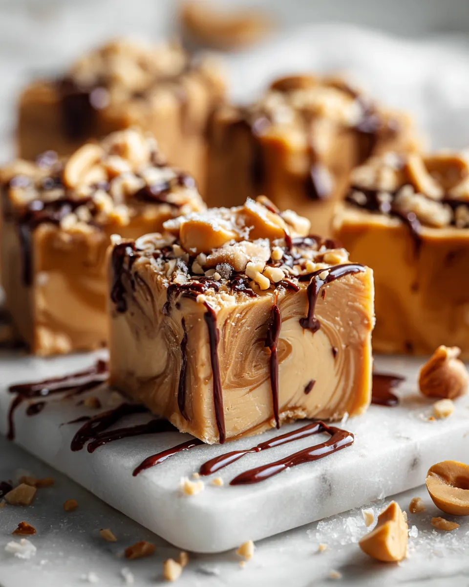 Creamy homemade peanut butter fudge recipe perfect for holiday treats