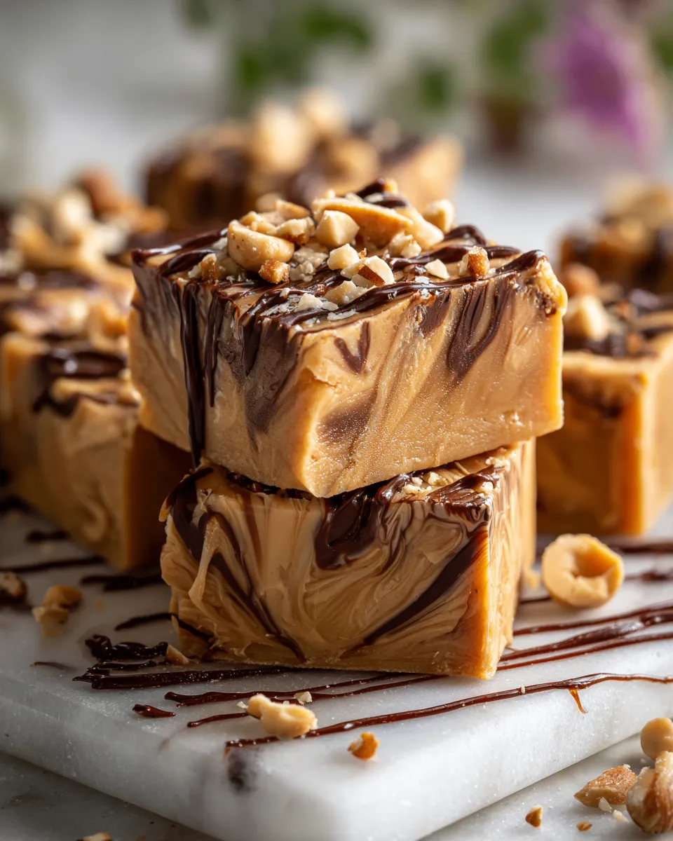 Creamy homemade peanut butter fudge recipe perfect for holiday treats